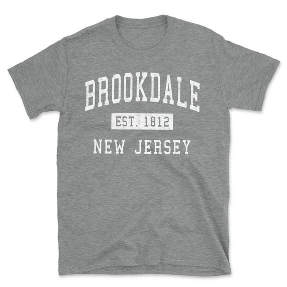 Brookdale New Jersey Classic Established Men's Cotton T-Shirt