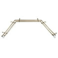 thumbnail image 4 of Jeshan 13/16" Double Bay Window curtain rod Adjustable 20"-36", 38"-72" - Antique Brass,(ABay-57-4D), 4 of 4
