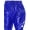 Navy Blue, variant on YIZYIF Kids Girls Metallic Harem Pants Shiny Bronzing Cloth Hip Hop Jazz Dance Performance Costume Dancewear