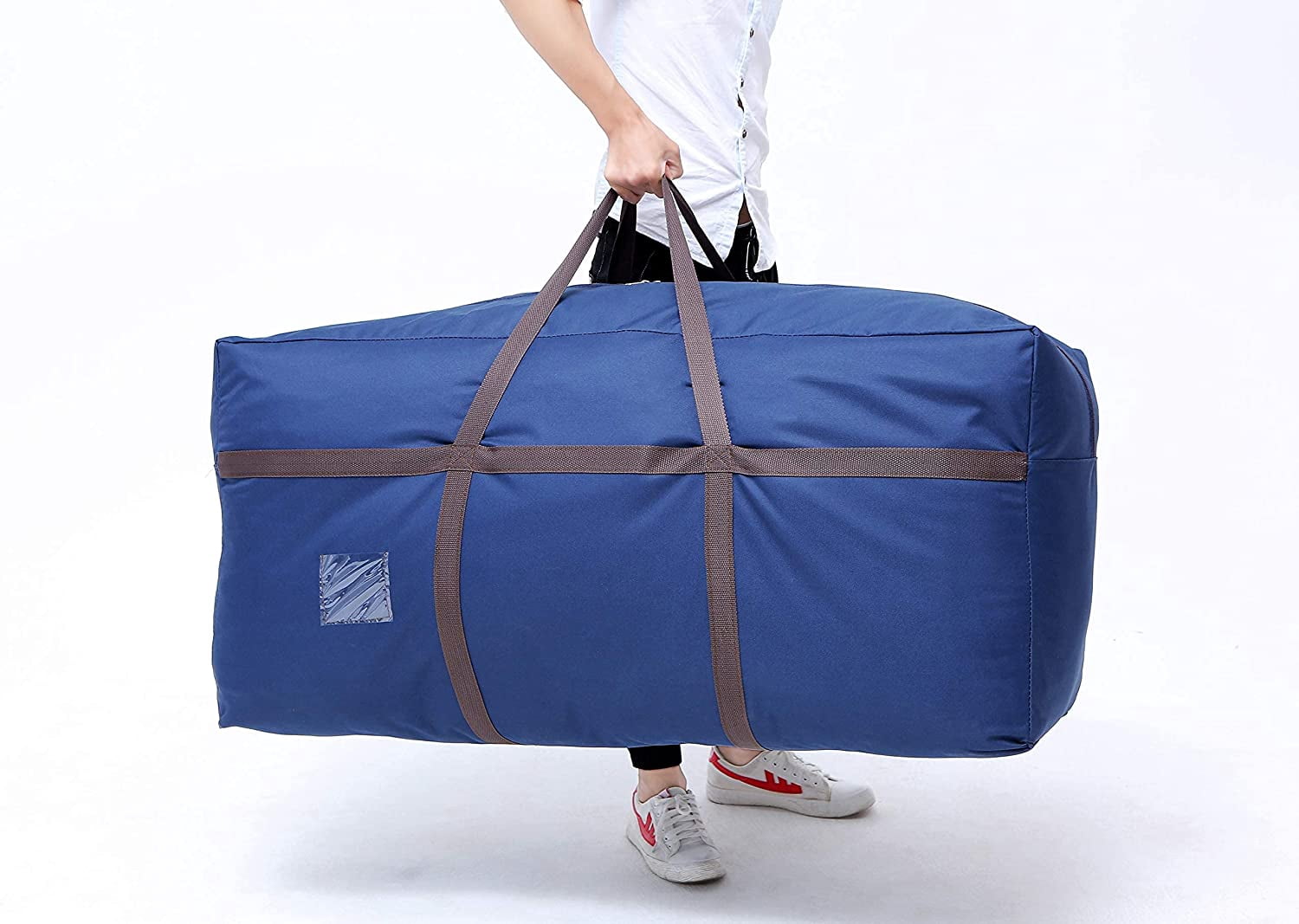 Betterline 42" Waterproof Travel Duffel Bag, Blue