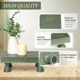 thumbnail image 5 of EOSAHR Farmhouse Riser for Room Decor - Decorative Pedestal Stand For Display Your Home Decorations and Uniquely Soap Stand (8.5-inch, Green), 5 of 6