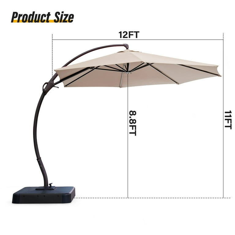 CLEARANCE! 11 FT Patio Umbrella Outdoor Table Umbrella - Large Market Umbrella Crank for Garden, Lawn, Market, Pool, Deck, Backyard - Walmart.com CLEARANCE! 11 FT Patio Umbrella Outdoor Table Umbrella - Large Market Umbrella Crank for Garden, Lawn, Market, Pool, Deck, Backyard - Walmart.com