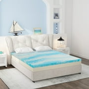 2, 3, or 4 Inch Mattress Topper, Twin Gel Memory Foam Mattress Topper(2 inch, Twin)