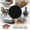 thumbnail image 3 of X-Protector Felt Furniture Pads 8 Pcs - 6” x 4 3/8” Heavy Duty Black Felt Sheets - Cut to Size, 3 of 7