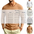 thumbnail image 4 of Vetsdori Mens Long Sleeve Shirts Breathable Winter Pullover Lightweight Sport Plain Casual Crew Neck Tshirts for Men Trendy, 4 of 6