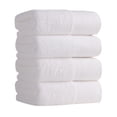 thumbnail image 1 of Toallas de mano de lujo de algodón blanco: calidad de hotel y spa, súper suaves y absorbentes, juego de 4, 1 of 5
