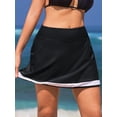 thumbnail image 6 of Sociala Women Swim Skirts Tummy Control Bathing Suit Skirts High Waisted Bikini Bottoms, 6 of 7