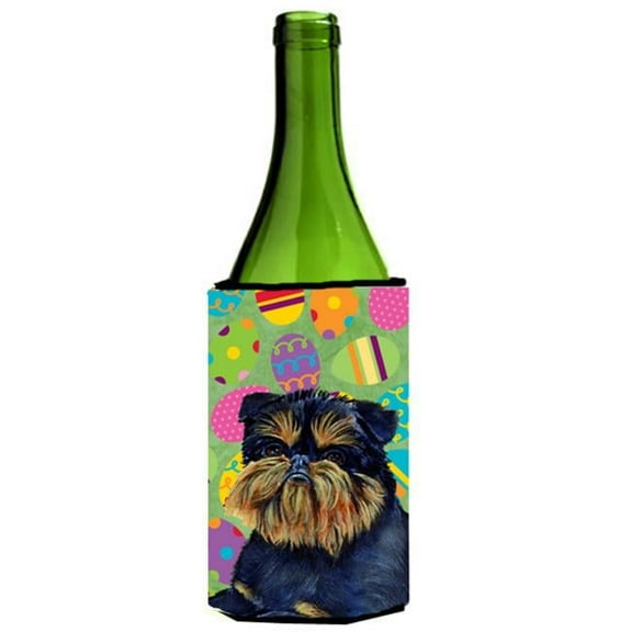Brussels Griffon Easter Eggtravaganza Wine Bottle   Hugger - 24 oz.