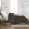 thumbnail image 3 of Nestl All Season Goose Down Alternative Comforter, Queen/Full, Brown, 3 of 6