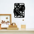 thumbnail image 7 of Palm Leaves Wall Art Decor Boho Tropical Wood Sign Wooden Turtle Leaf Laser Cut Basswood Silhouette Decorative Hanging Sculpture Unfinished for Painting Crafts DIY Hawaii Party 11.8x9.4Inch, 7 of 7