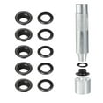 thumbnail image 4 of Grommet Tool Kit 50 Sets 1/2" Copper Grommets Eyelets with 3pcs Install Tools, 12mm Inside Dia. Dim Gray, 4 of 6