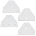 thumbnail image 3 of Joining Plate, Practical Silver Convenient Durable Aluminium Alloy Repair Mending Plates  For CNC Router For 3D Printer 2020T,3030T,4040T, 3 of 8