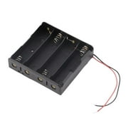 18650 Battery Case Exquisite Batteries Storage Box Plastic Battery Holder For 4 PCS 18650 Batteries With Wire Leads