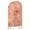 Terracotta, Coral, Cream, variant on 4FT Arch Backdrop Covers, Coral Branches Wedding Arch Cover Stretchy, Terracotta Orange Boho Modern Abstract Art Chiara Arches Backdrop Stand Covers for Birthday Baby Shower Party Banquet Decor