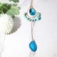 thumbnail image 1 of Wind Chime Crystal Light Catcher Colgante Diamante Ámbar Adornos de piedra natural, 1 of 3