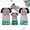 01-Gray, variant on Christmas Pj Family Sets Deer Snowflake Print Pajama Set Long Sleeve Round Neck Tops and Pants Holiday Family Sleepwear