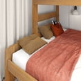 thumbnail image 2 of Max & Lily Solid Wood Bunk Bed, Twin XL over Queen Modern Farmhouse Platform Bed Frame For Kids, 2 of 9
