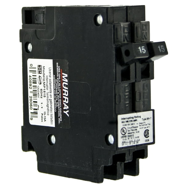 Siemens MP1515 15 Amp Double Pole Circuit Breaker - Walmart.com ...