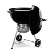 Weber Original Charcoal Grill, 22 Inch Premium Kettle Charcoal Grill, Black
