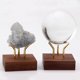 thumbnail image 2 of 2 PCS Display Stand Walnut Base for Fossil Coral Geodes Mineral, 2 of 5