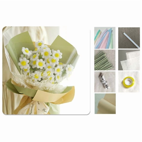 Pipe Cleaners Flower Set Pipe Cleaners Flower Making Kits Craft Supplies