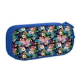 thumbnail image 2 of Vsdgher Colorful Flowers Print Large Capacity Pencil Case Pouch with Zipper, Portable Aesthetic Big Capacity Pencil Cases Pen Office Travel Stationery Bag, 2 of 8