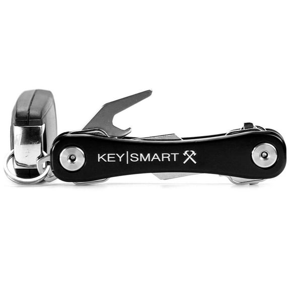 KeySmart Rugged Aluminum Key Holder - Black