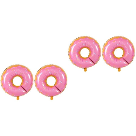 2 Count Doughnut Balloons Suspended Decoration Wall