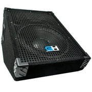 GH12M - 12 Inch Passive Wedge Monitor - Floor or Stage 350 Watts RMS - PA/DJ Stage, Studio, Live Sound Monitor