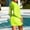 Green, variant on MGDXOX Women's 3 Piece Swimsuits Triangle Thong Halter String Bikini Bathing Suit with Drawstring Pull On Cover Up Swimwear Orange M