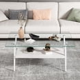 thumbnail image 2 of Transparent Table - Smooth Edged Glass - Living Room Decor - Sturdy for Long Use, 2 of 5