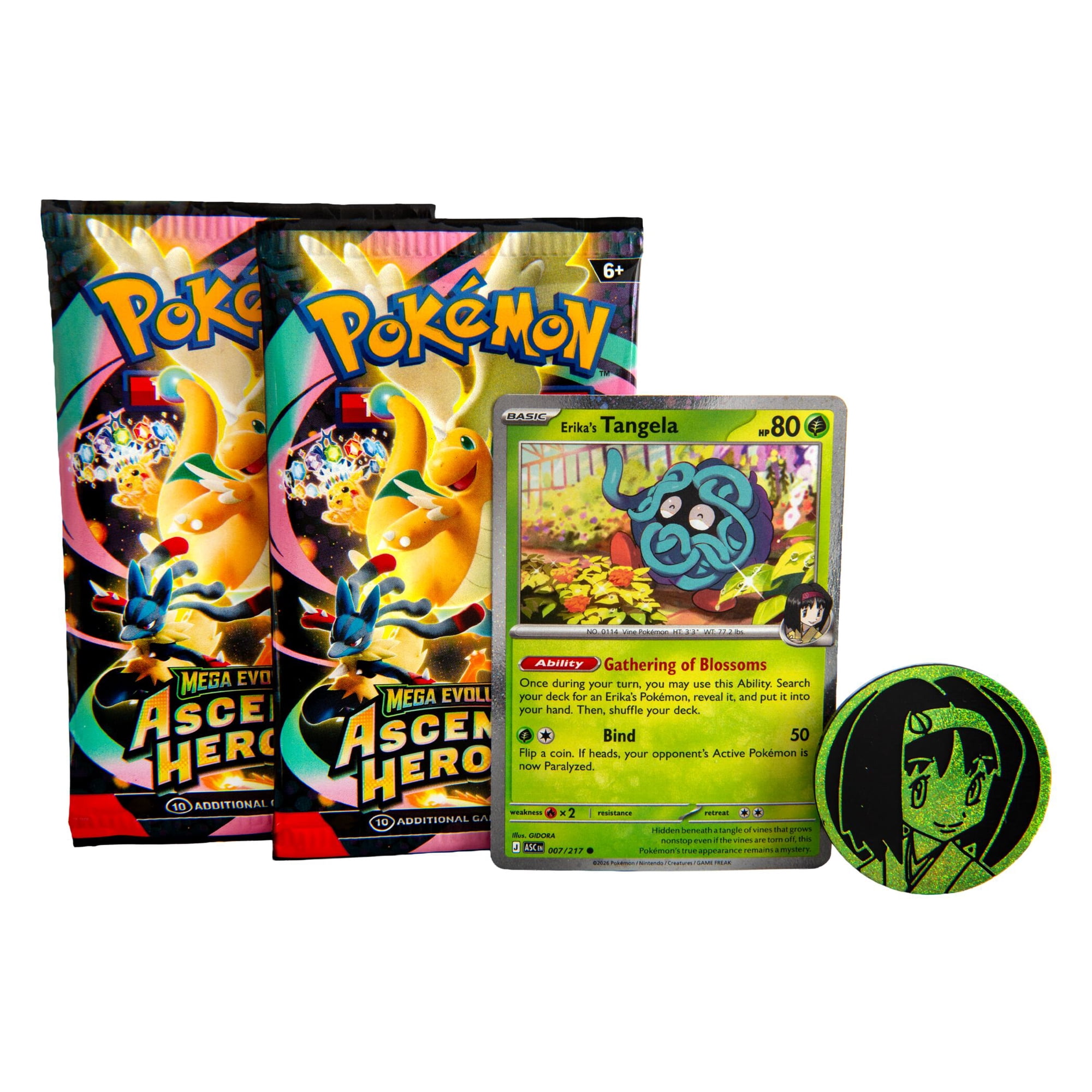 Pokémon TCG: Mega Evolution— Ascended Heroes 2-Pack Blister 12ct