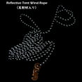 thumbnail image 3 of Reflective Tent Rope 4m Nylon Rope Twine with Tensioner for Camping Tent Tarp Hiking Awning, 3 of 5
