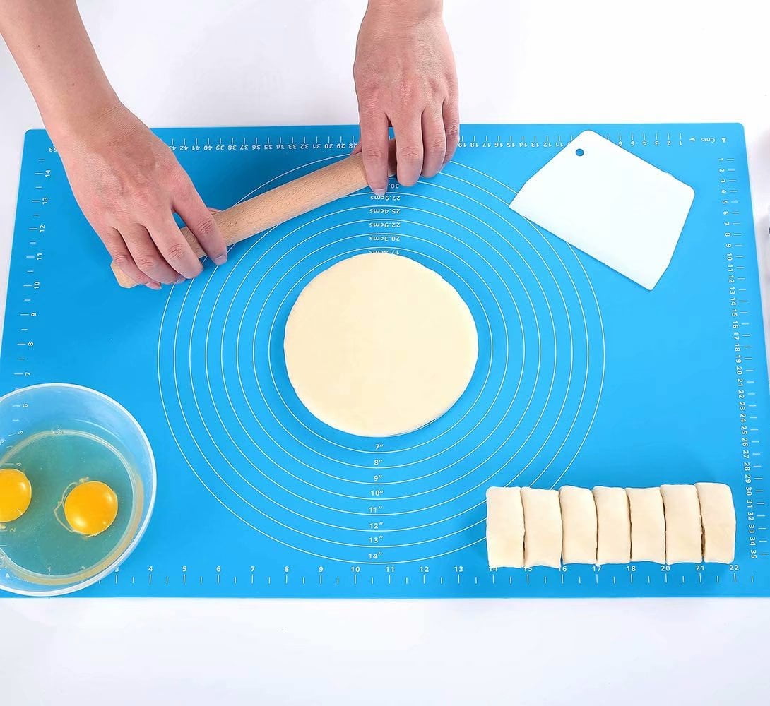 Extra Large Silicone Kneading Pads,Extra Large Kitchen Silicone  Pad,Non-Slip Silicone Pastry Mat Extra Large,Creative Silicone Pad Kneading  Tool for