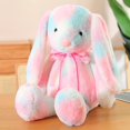 thumbnail image 3 of Conejo de peluche de 30/42/60cm para niña, Animal suave de peluche, muñeco de conejito colorido, juguetes para niños, regalo de cumpleaños, regalo de Navidad, 3 of 5