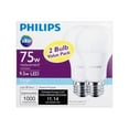 thumbnail image 2 of Philips 463000 - 10A19/LED/850/FR/P/ND 4/2FB A19 A Line Pear LED Light Bulb, 2 of 4