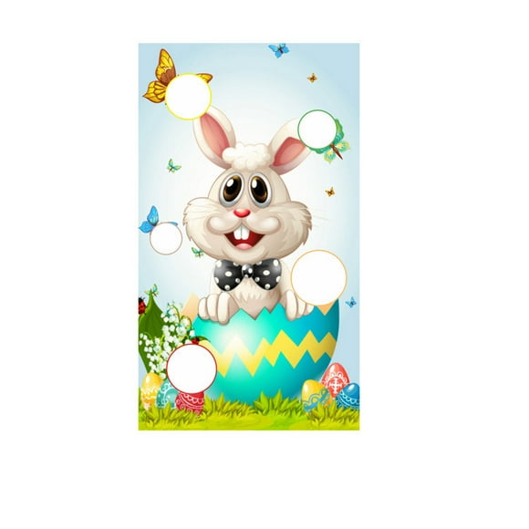CEHVOM Easter Day Sandbag Flags Outdoor Children's Entertainment Hanging Flags Holiday Hanging Flags Sandbag Throwing Game Flags Outdoor Decorations For Patio Clearance