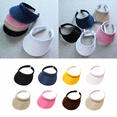 thumbnail image 5 of Sun Visor Hat for Women with Wide Brim, Adjustable UV Protection Summer Cap for Tennis, Golf, Beach and Outdoor Activities, 5 of 6
