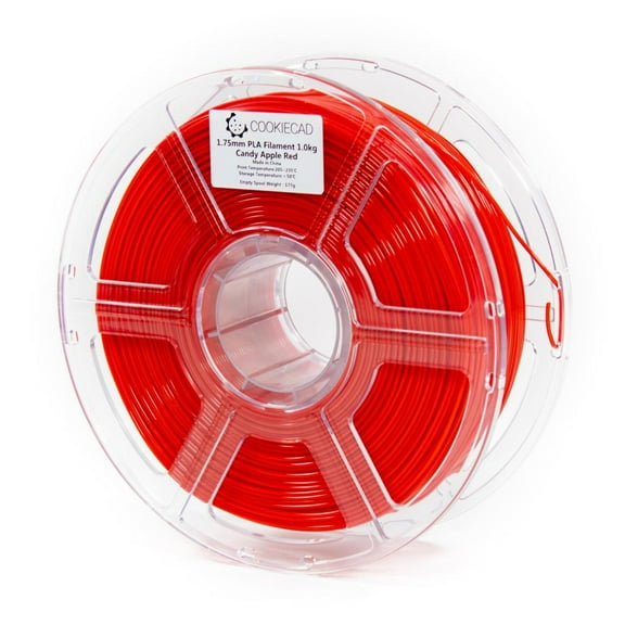 Candy Apple Red PLA Filament 1.75mm, 1kg