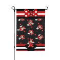 thumbnail image 1 of Bandera de jardín de temporada de Mickey Mouse, bandera de doble cara, bandera navideña para decoraciones navideñas al aire libre., 1 of 8