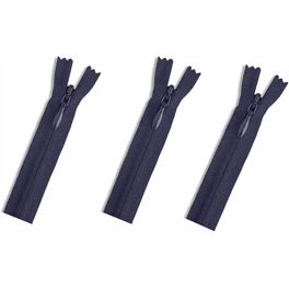 YKK Invisible Zippers - Ice Green #881, 23 Inches, 3 Pack, Made In USA, For Dresses, Skirts & Sewing Projects