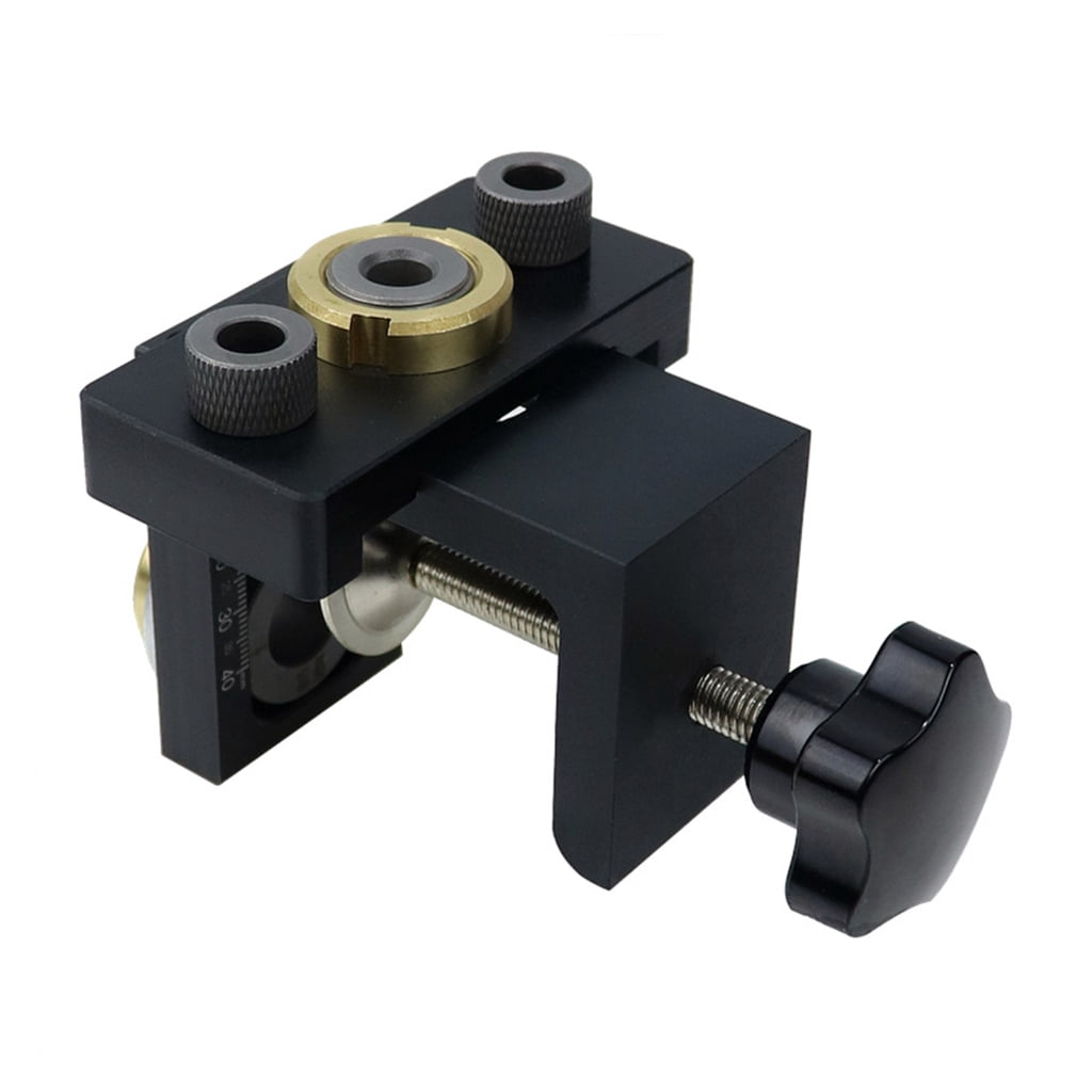 Adjustable Woodworking 3 in 1 Doweling Jig Pocket Hole Jig Drilling Guide Locator For Furniture Connecting Hole