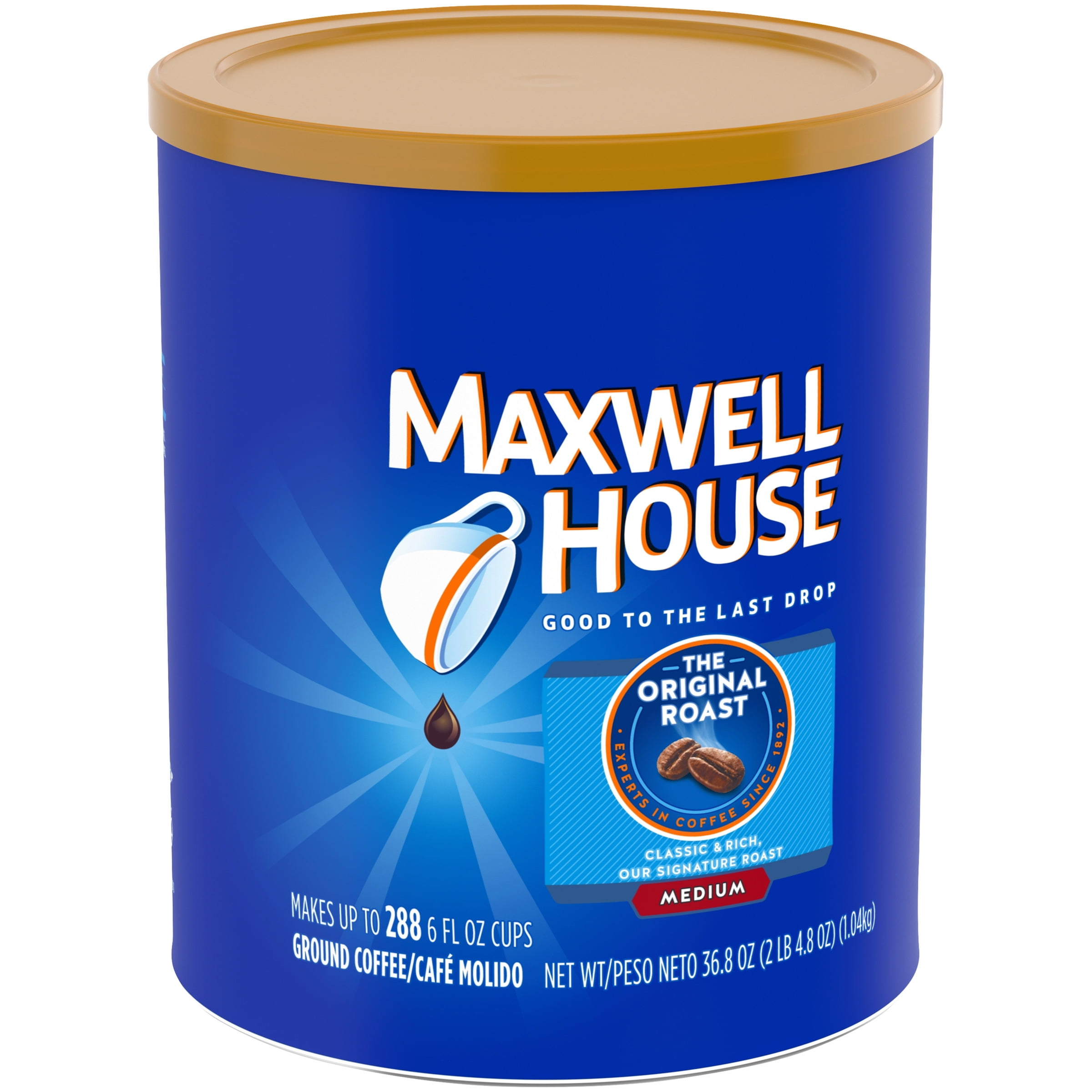 Maxwell House Max House Reg. Coffee 34.5 Oz - 270 Cups