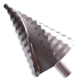 thumbnail image 5 of Broca escalonada de 6 a 60 mm con ranura en espiral, agujero de metal para madera, vástago redondo, broca cónica escalonada, 1 pieza (color: 1 unidad de 6-60mm), 5 of 5