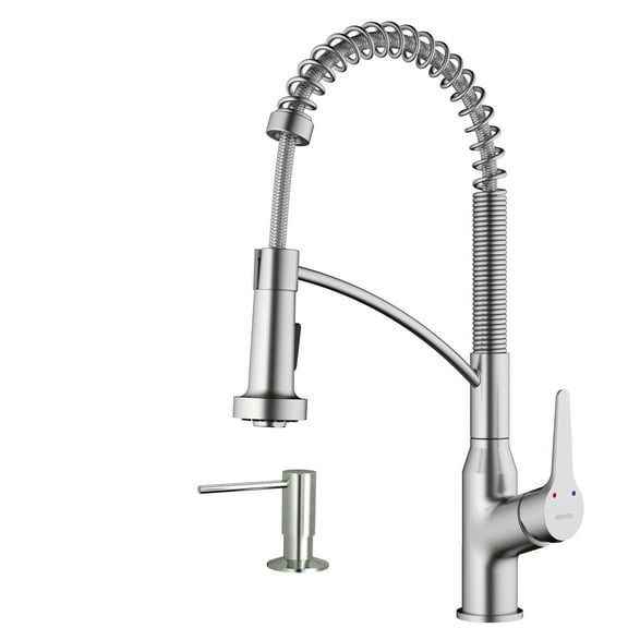 Karran Usa Kkf210sd35 Scottsdale 1.8 GPM Single Hole Kitchen Faucet - Stainless Steel