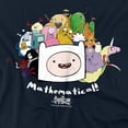 thumbnail image 2 of Adventure Time Mathematical Women's T Shirt, Navy, Small, 2 of 6