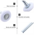 thumbnail image 2 of Miangastore 10Pcs Practical Nylon Wheels Garage Door Rollers Garage Door Guide Wheels, 2 of 8