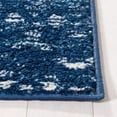 thumbnail image 3 of SAFAVIEH Tulum Adair Distressed Geometric Runner, 2' x 5', Blue/Ivory, 3 of 7
