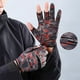 thumbnail image 5 of Guantes de Pesca con Diseño de Camuflaje, Transpirables, Resistentes Al Desgaste, Antideslizantes, de Medio Dedo, con Protección Solar para El Verano. Poliéster Rojo, 19,8 X 10 Cm (7,8 X 3,93 Pulgada, 5 of 6