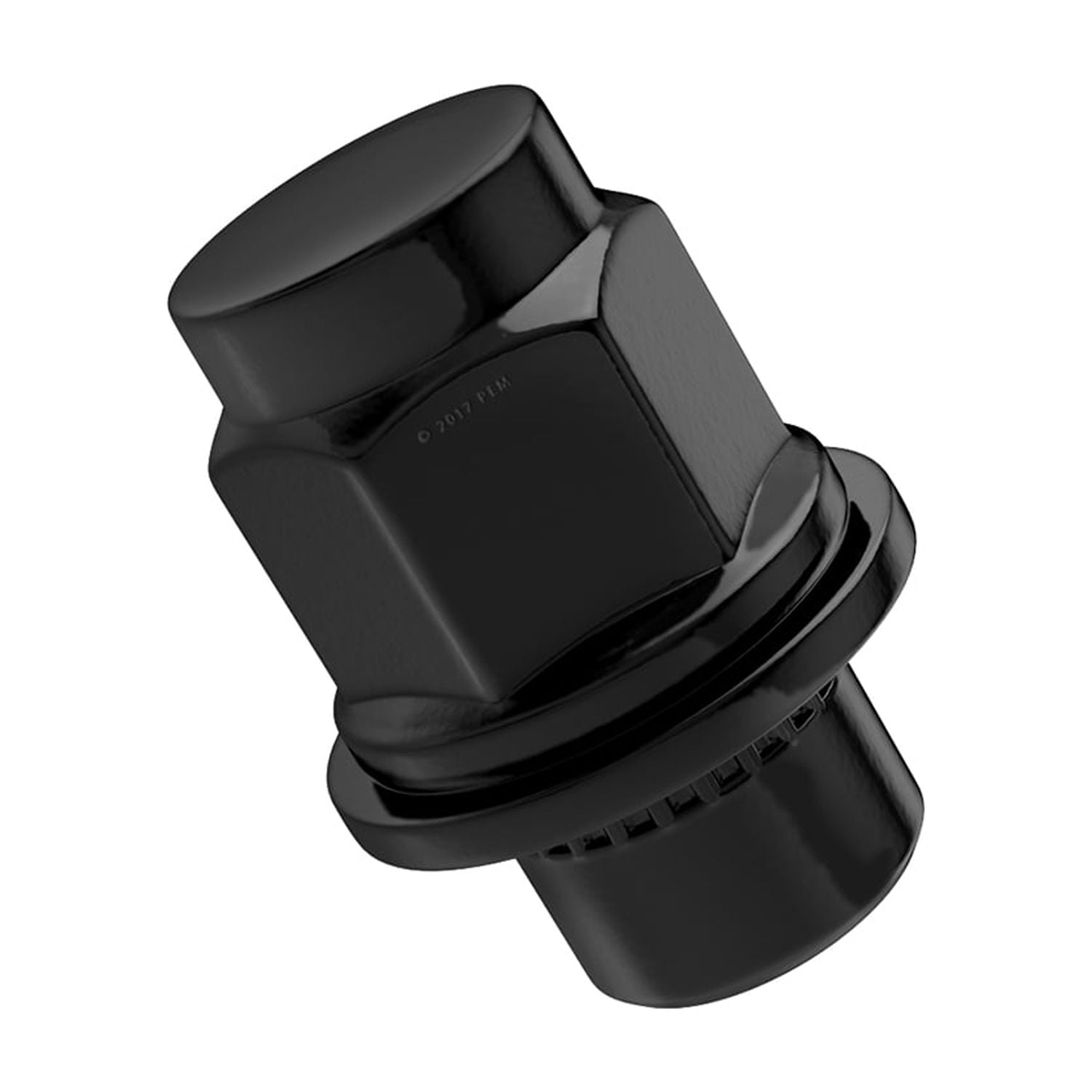 StanceMagic - 24pcs Black 12x1.5 Mag Style Lug Nuts - 1.5" Length - 21mm or 13/16" Hex - Compatible with 6Lug Lexus Toyota Mitsubishi Vehicles Trucks SUVs